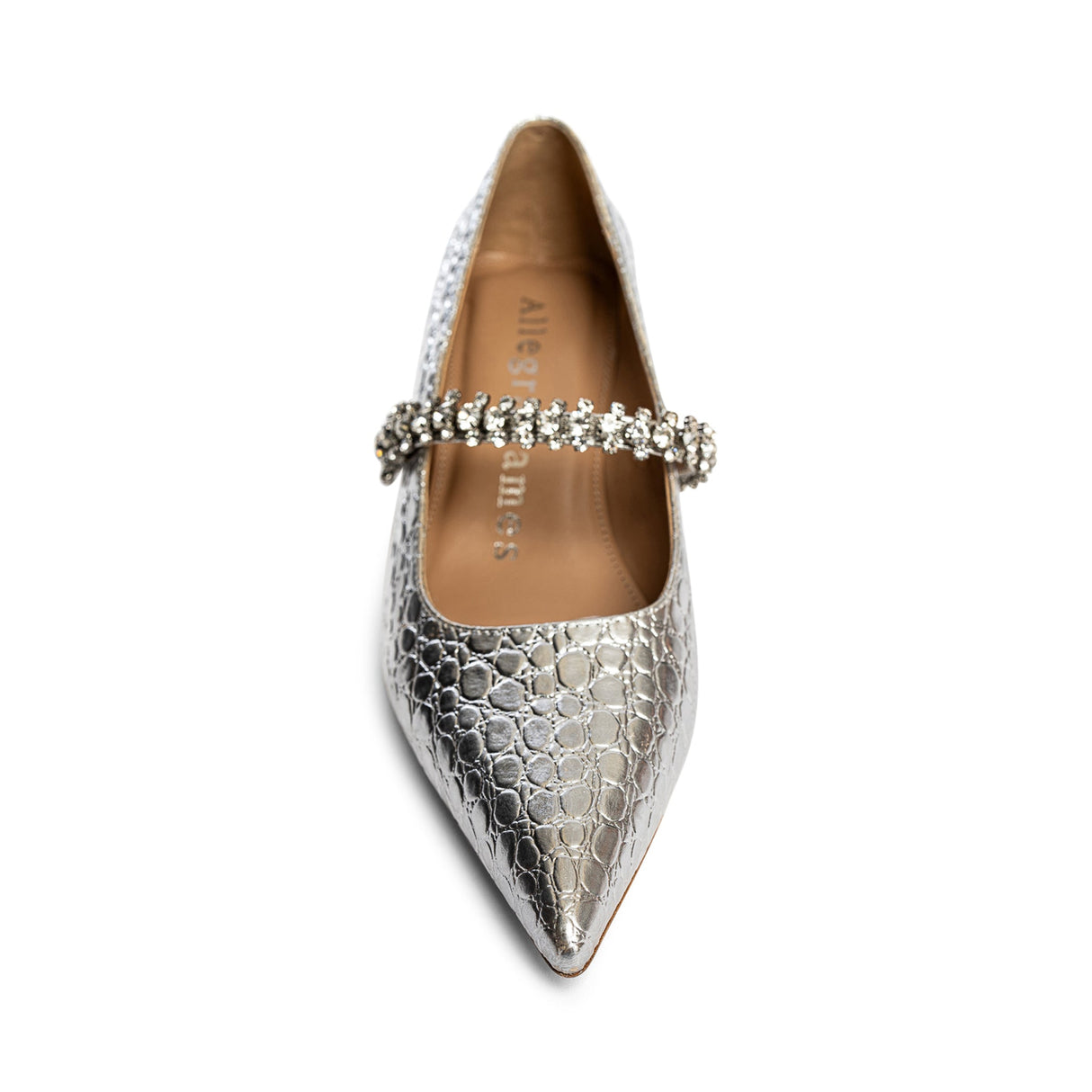 Antonella Embossed Leather Pump from Allegra James