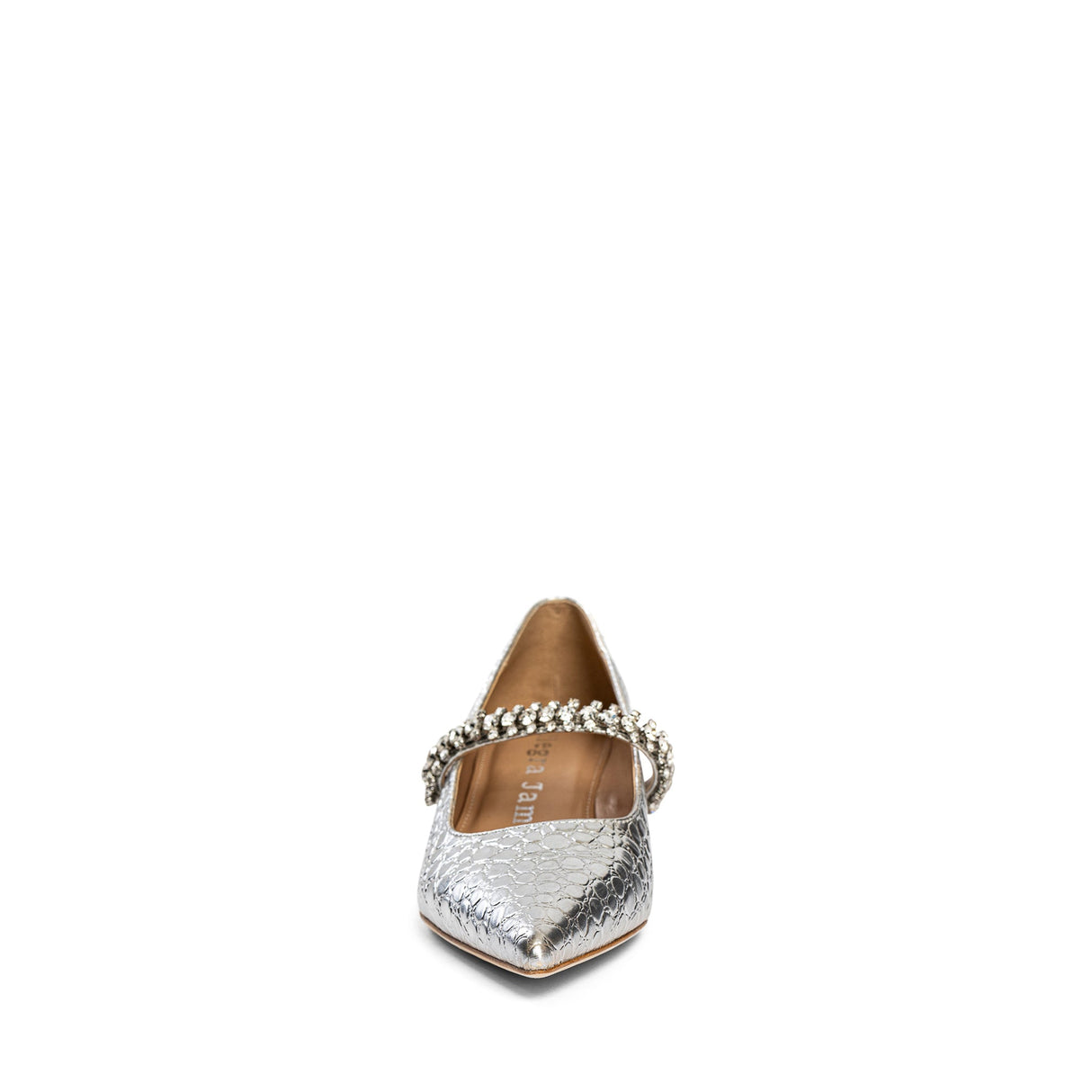 Antonella Embossed Leather Pump from Allegra James