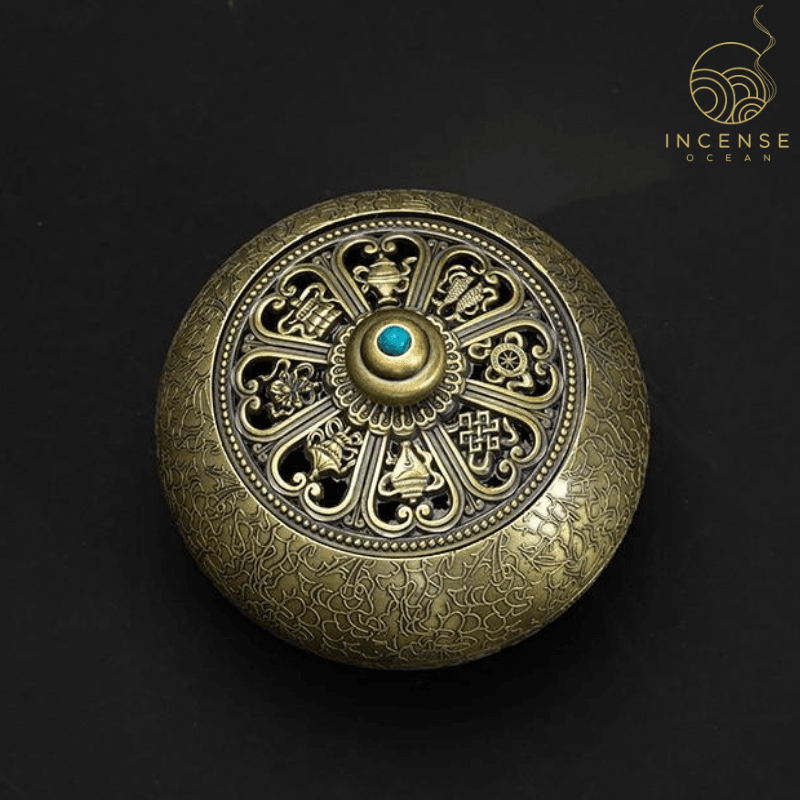 Alloy Retro Incense Holder from incenseocean