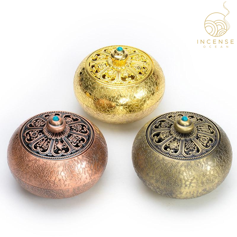 Alloy Retro Incense Holder from incenseocean