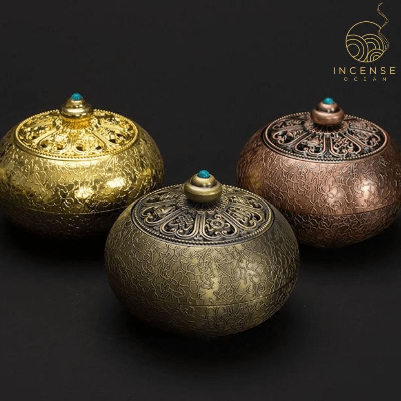 Alloy Retro Incense Holder from incenseocean