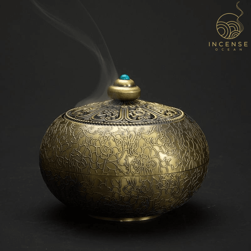 Alloy Retro Incense Holder from incenseocean