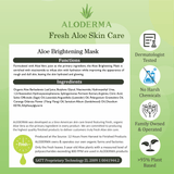 Aloe Brightening Mask (Box of 5) from ALODERMA