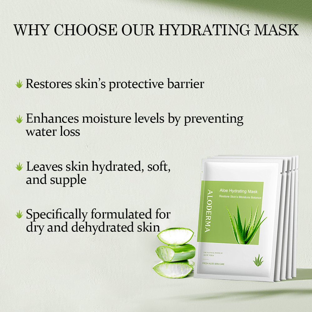 Aloe Hydrating Mask (Box of 5 from ALODERMA