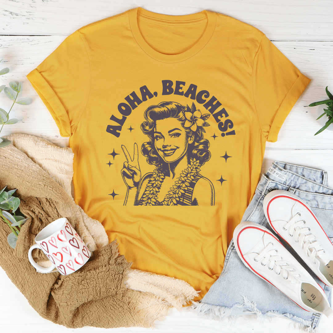 Aloha Beaches Tee From Peachy Sunday