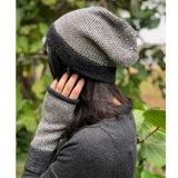 Midnight Interwoven Alpaca Beanie from SLATE + SALT