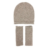 Beige Essential Knit Alpaca Gloves from SLATE + SALT
