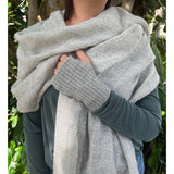 Gray Minimalist Alpaca Gloves from SLATE + SALT
