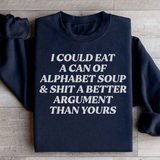 Alphabet Soup Sweatshirt from Peachy Sunday