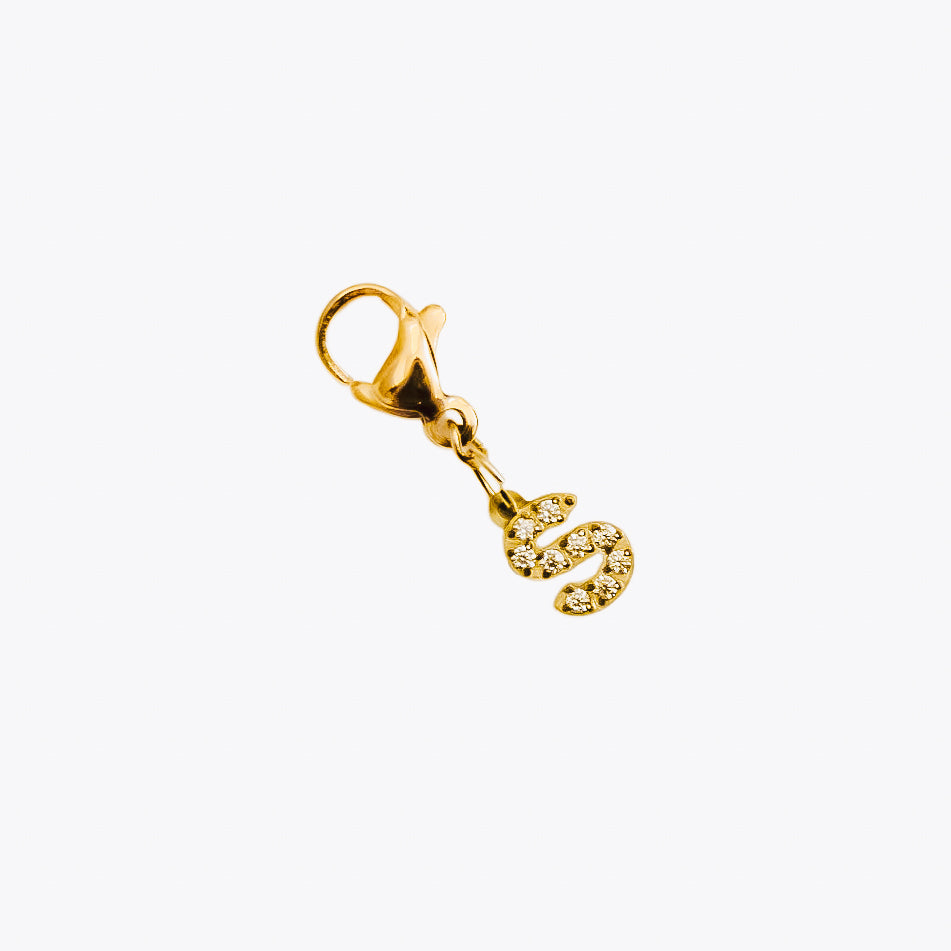 Initial Charm Bar Chanelle Charms  - WATERPROOF from Pretty Simple