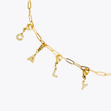 Initial Charm Bar Chanelle Charms  - WATERPROOF from Pretty Simple