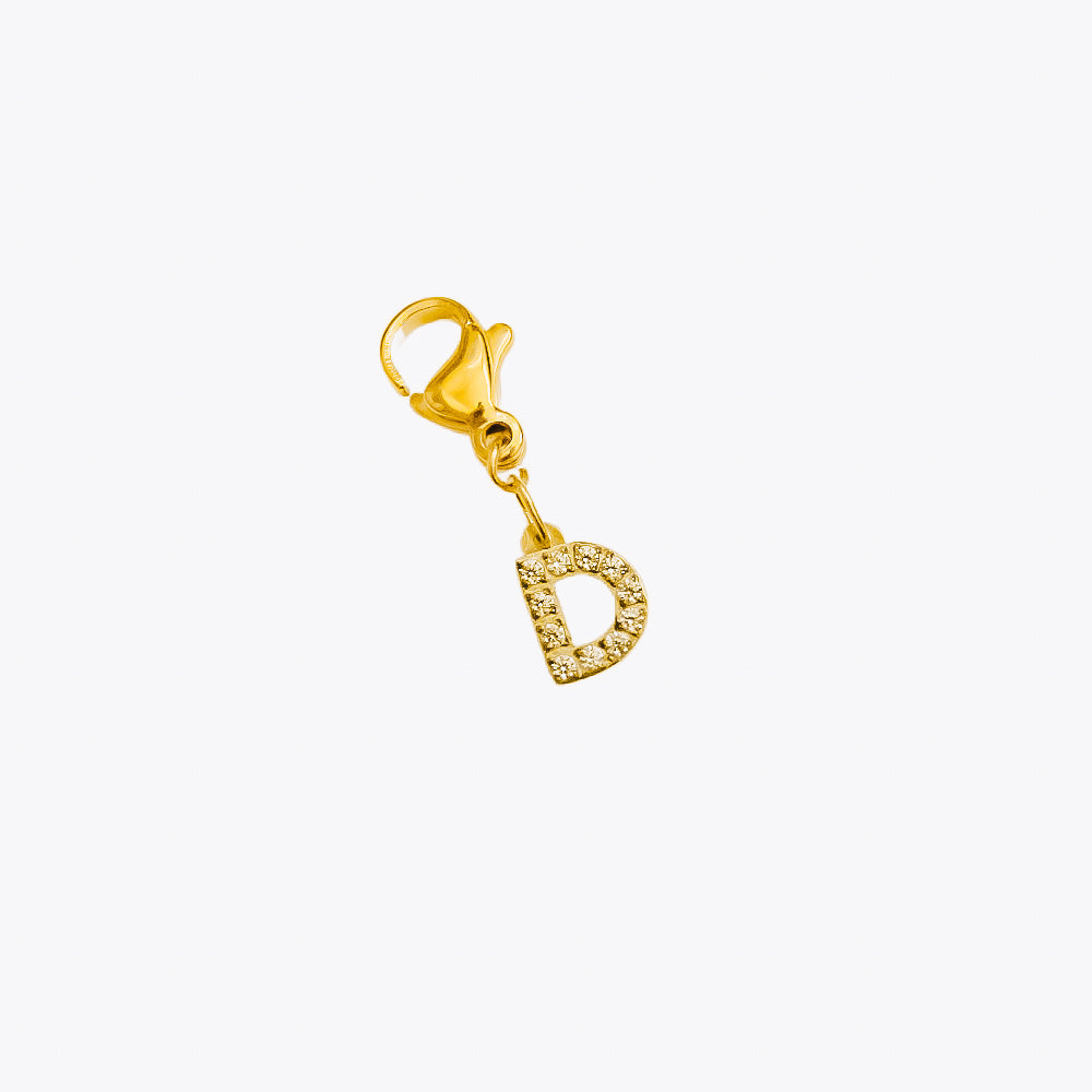 Initial Charm Bar Chanelle Charms  - WATERPROOF from Pretty Simple