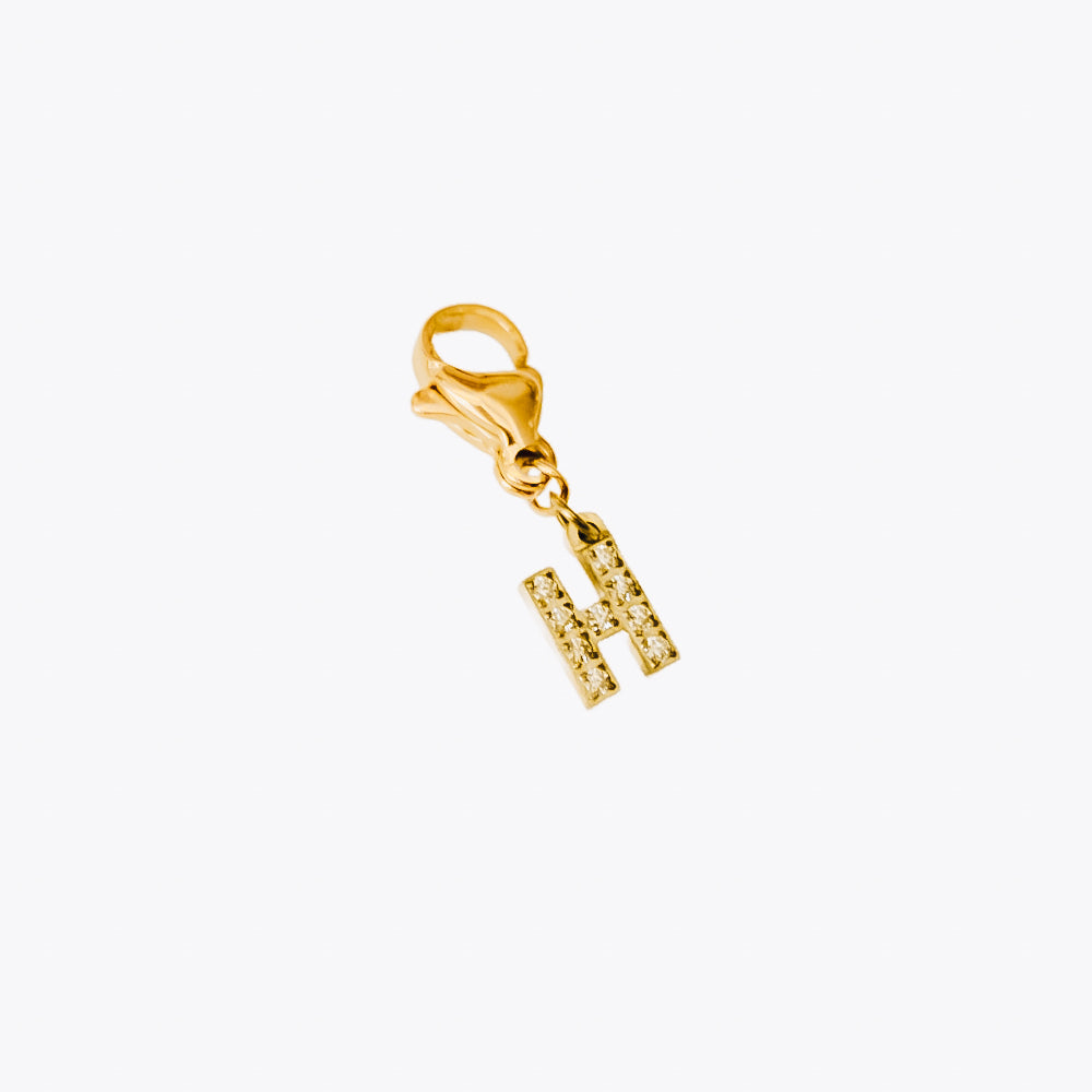 Initial Charm Bar Chanelle Charms  - WATERPROOF from Pretty Simple
