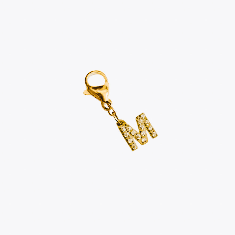 Initial Charm Bar Chanelle Charms  - WATERPROOF from Pretty Simple