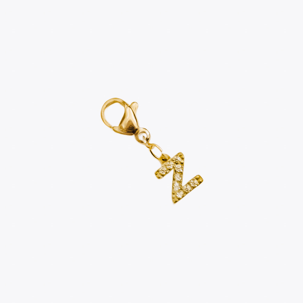 Initial Charm Bar Chanelle Charms  - WATERPROOF from Pretty Simple