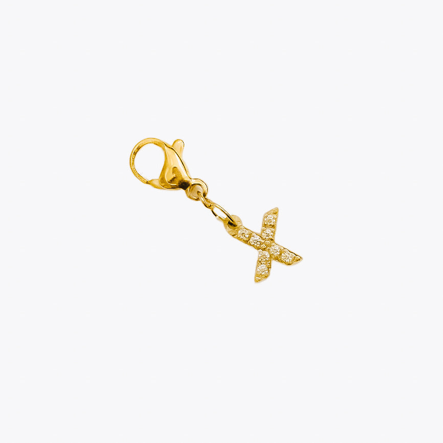 Initial Charm Bar Chanelle Charms  - WATERPROOF from Pretty Simple