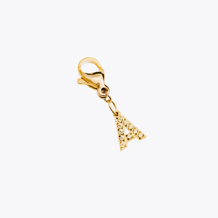 Initial Charm Bar Chanelle Charms  - WATERPROOF from Pretty Simple