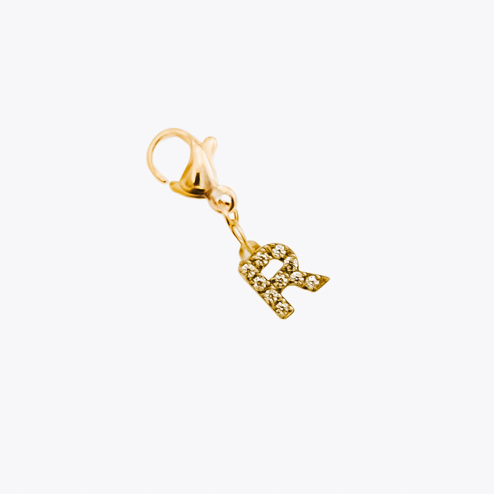 Initial Charm Bar Chanelle Charms  - WATERPROOF from Pretty Simple