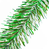 Alpine Green & White Tinsel Garland from Lee Display