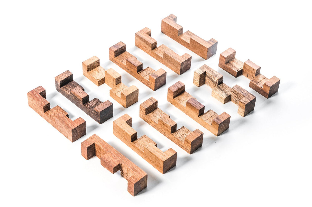 Altekruse Puzzle - 3D Wooden Brain Teaser Puzzle from Kubiya Games