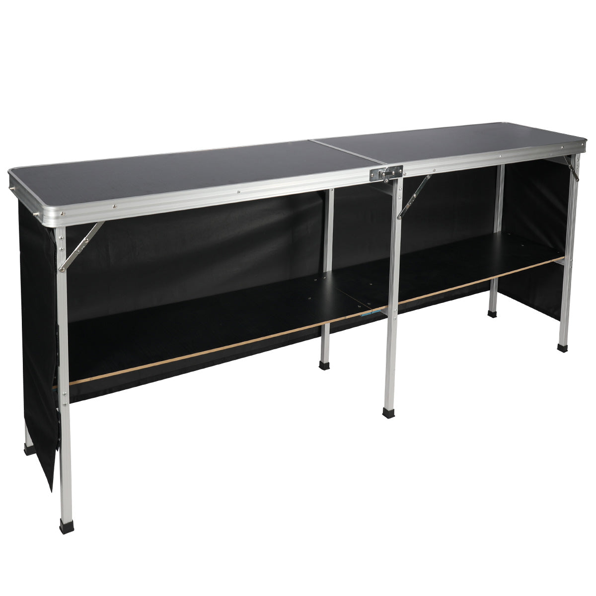 Portable Bar Table for Events  with Double Layer From Redcamp