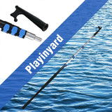 Aluminum Extendable 8ft/12ft Telescopic Boat Hook For Docking, Black/Silver From Redcamp