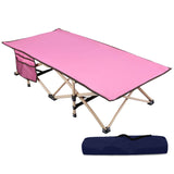 Folding Kids Cot for Sleeping,Blue Pink Navy From Redcamp