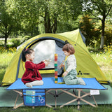 Folding Kids Cot for Sleeping,Blue Pink Navy From Redcamp