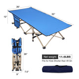 Folding Kids Cot for Sleeping,Blue Pink Navy From Redcamp
