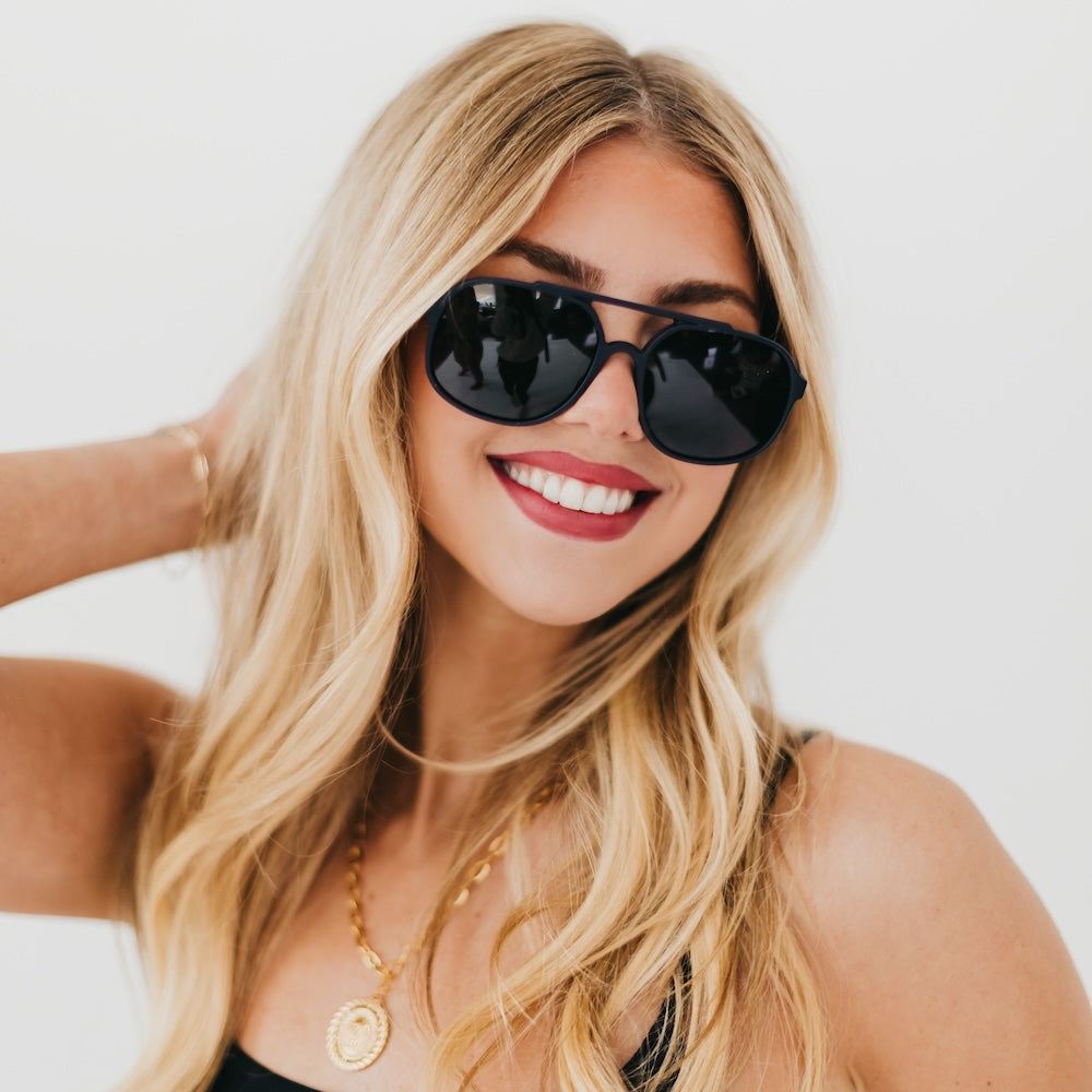 Amber Aviator Sunglasses from Pretty Simple