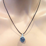 Wire Wrapped Rainbow Druzy Necklace from Alexa Martha Designs