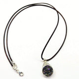 Wire Wrapped Rainbow Druzy Necklace from Alexa Martha Designs