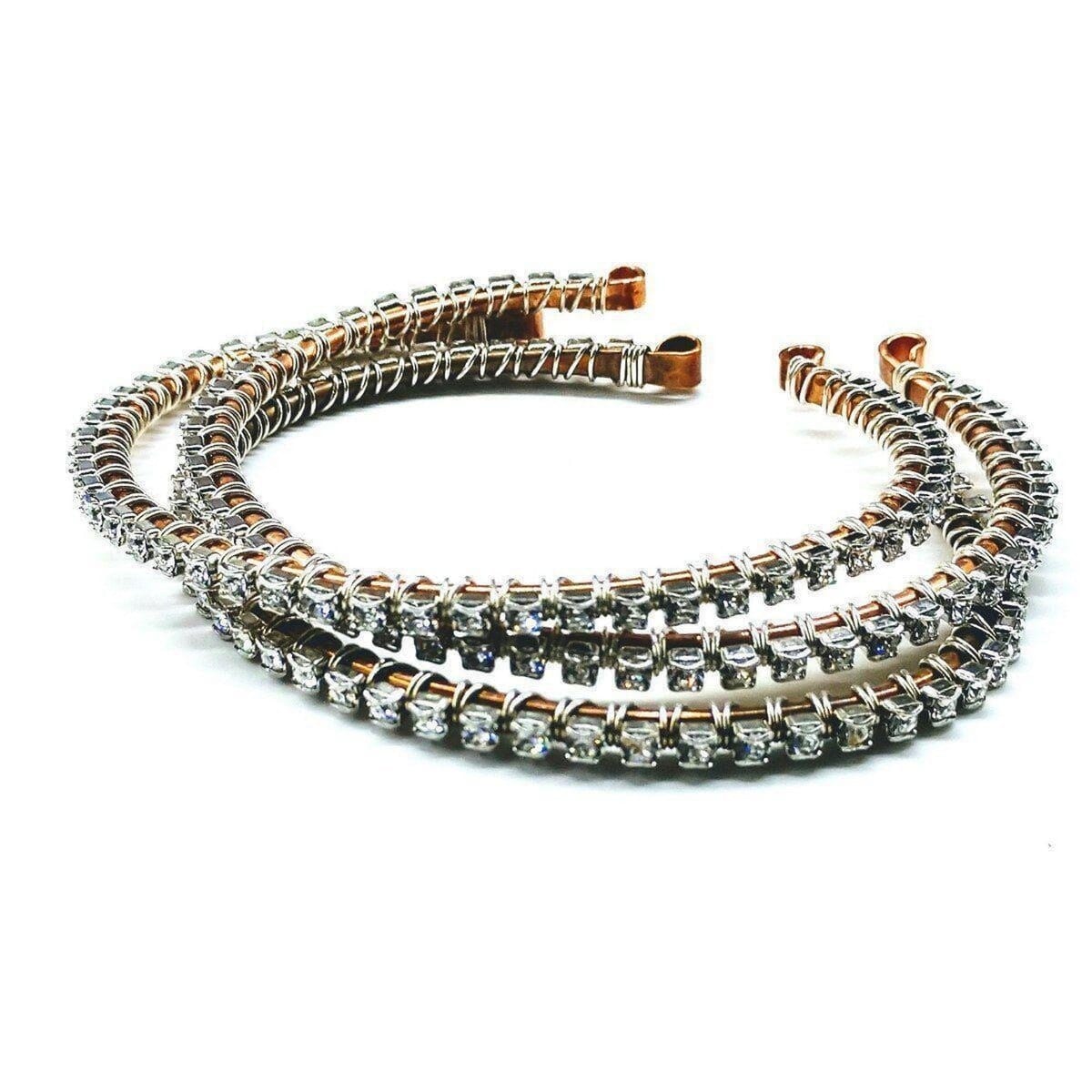 Catch-Free Crystal Rhinestone Tennis Bracelet Bangle from Alexa Martha Designs