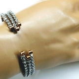 Catch-Free Crystal Rhinestone Tennis Bracelet Bangle from Alexa Martha Designs