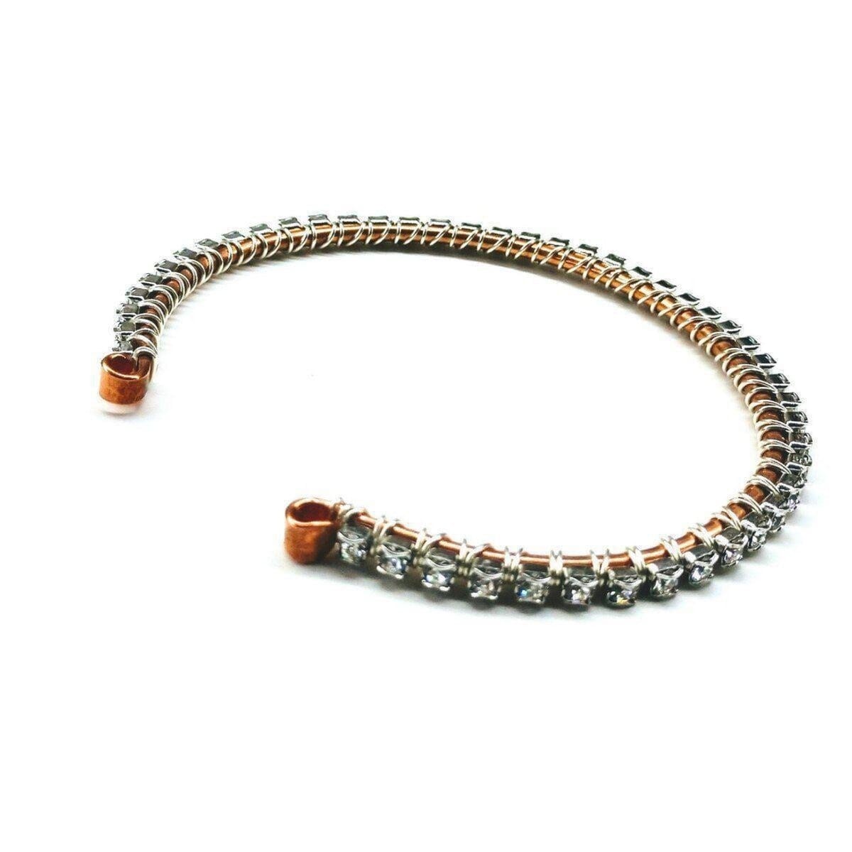 Catch-Free Crystal Rhinestone Tennis Bracelet Bangle from Alexa Martha Designs