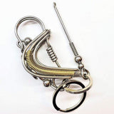 Wire Coiled Birdie Keychain For Him - Limited Edition from Alexa Martha Designs