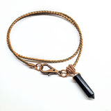 Vegan Friendly Wire Wrapped Pointed Crystal Necklace from Alexa Martha Designs