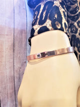 MOM Stamped Copper Cuff from Alexa Martha Designs