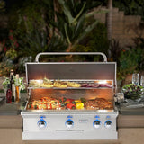 American Outdoor Grill L-Series 30-Inch Built-In Gas Grill with Backburner and Rotisserie From Modern Blaze