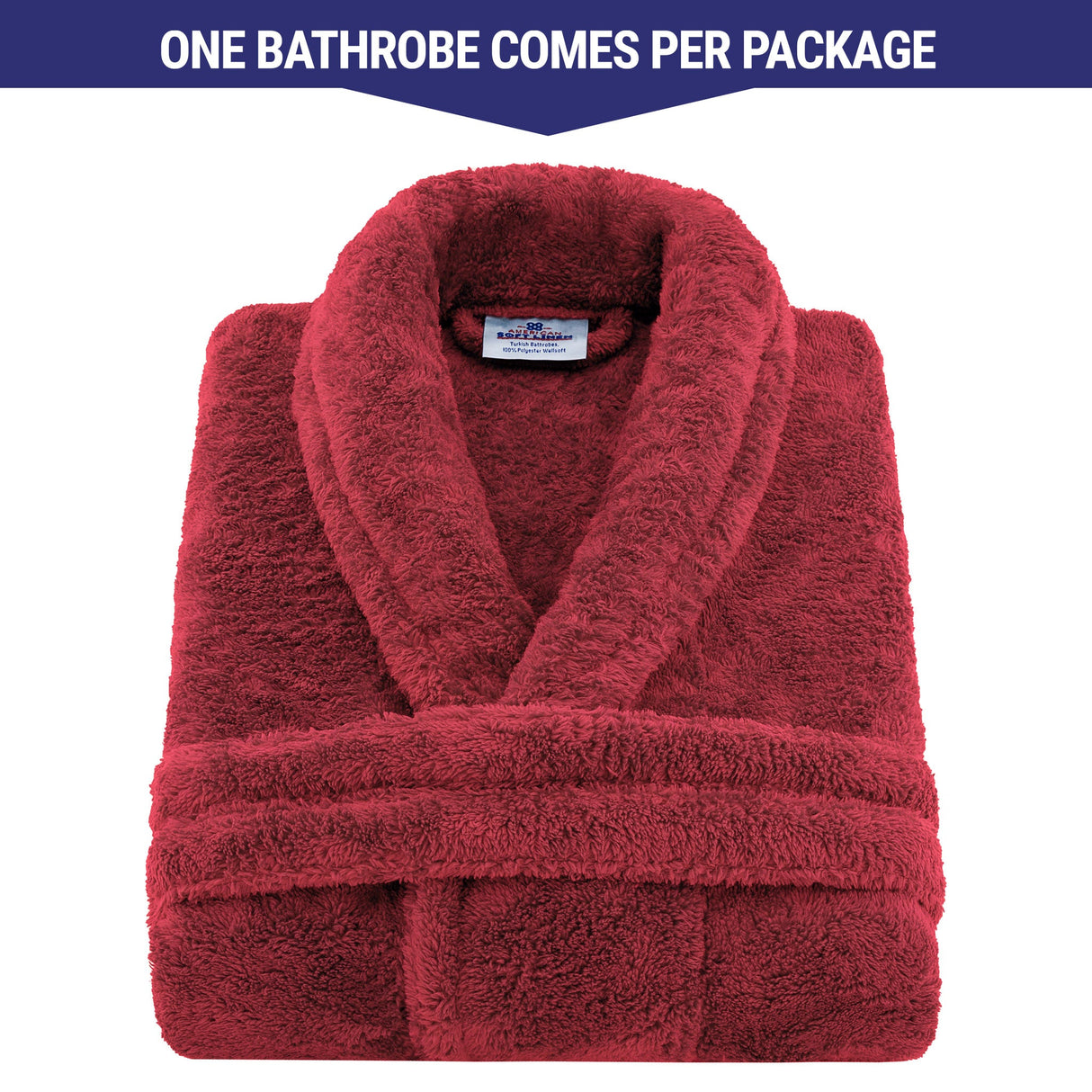 American Soft Linen Unisex Fleece Bathrobe, Super Soft, Absorbent and Fluffy - Wholesale From American Soft Linen