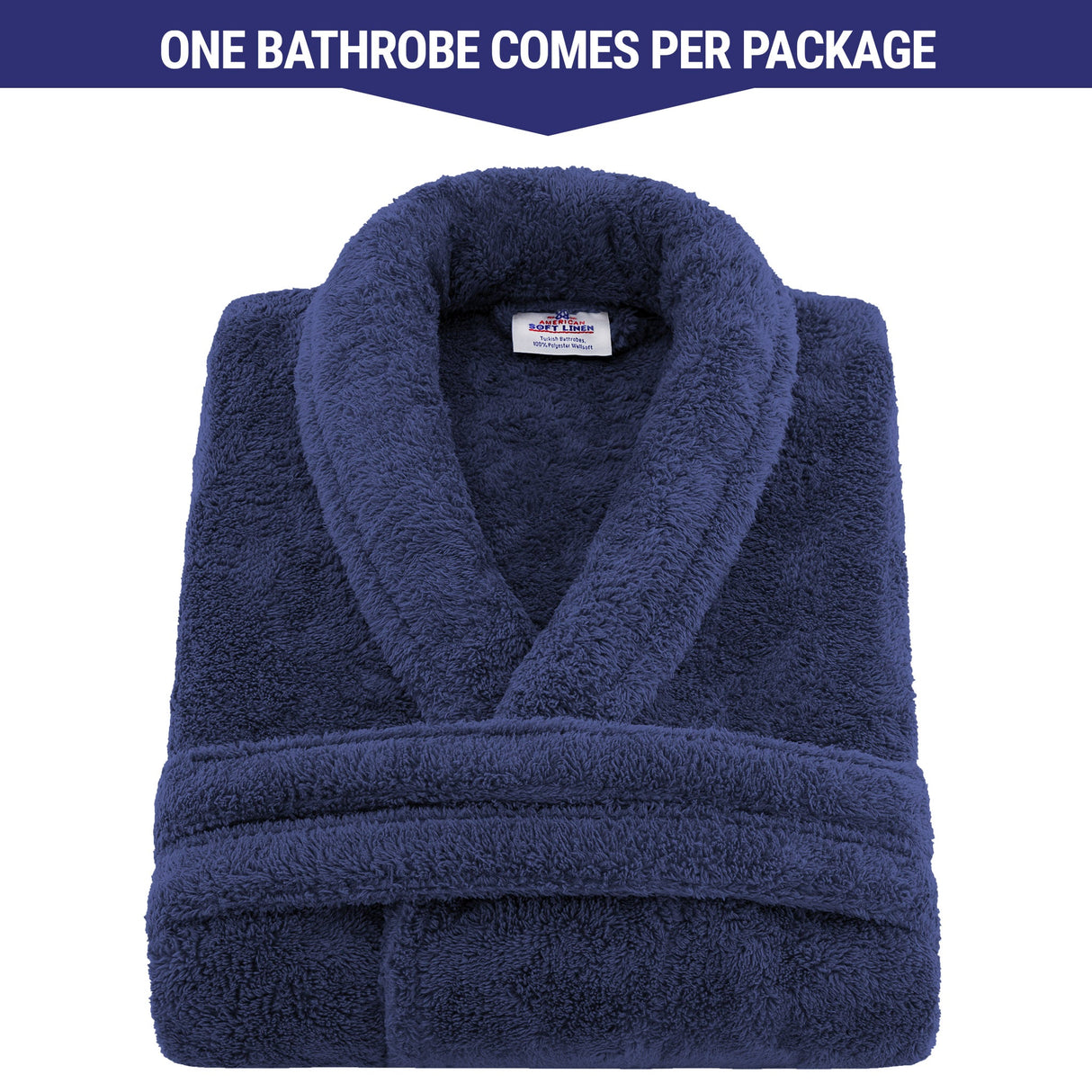 American Soft Linen Unisex Fleece Bathrobe, Super Soft, Absorbent and Fluffy - Wholesale From American Soft Linen