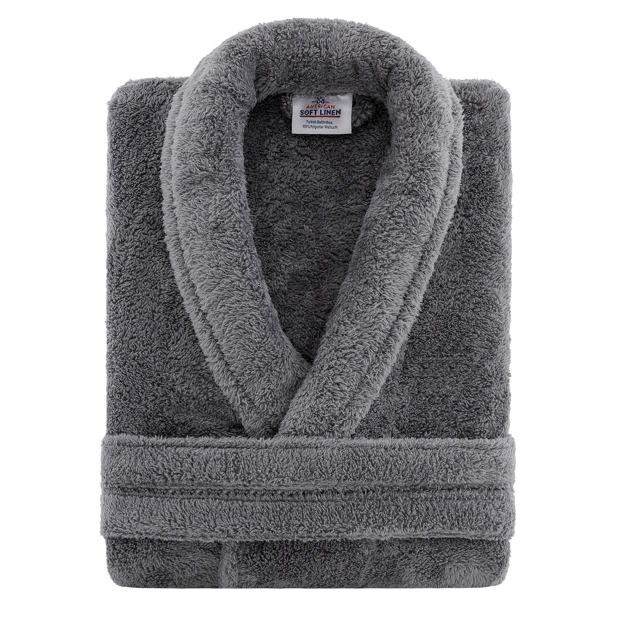 American Soft Linen Unisex Fleece Bathrobe, Super Soft, Absorbent and Fluffy - Wholesale From American Soft Linen