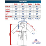 American Soft Linen Unisex Fleece Bathrobe, Super Soft, Absorbent and Fluffy - Wholesale From American Soft Linen