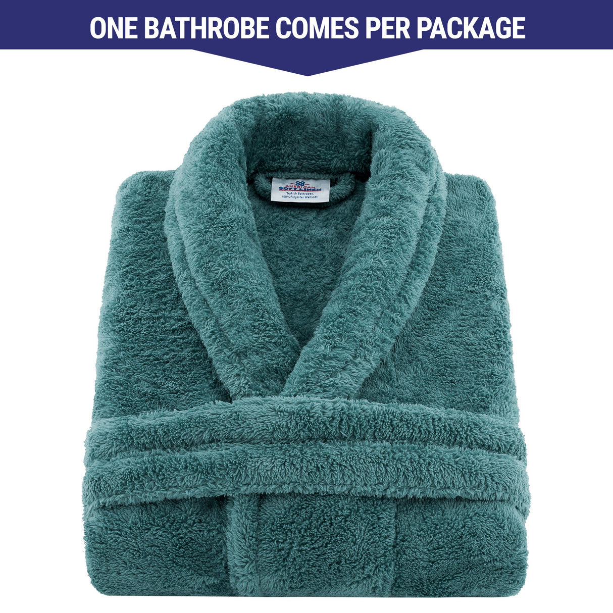 American Soft Linen Unisex Fleece Bathrobe, Super Soft, Absorbent and Fluffy - Wholesale From American Soft Linen