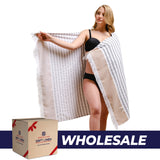 Mediterranean 100% Cotton Turkish Peshtemals, 35" x 60",  Modern & Traditional Turkish Towels - 44 Set Case Pack From American Soft Linen
