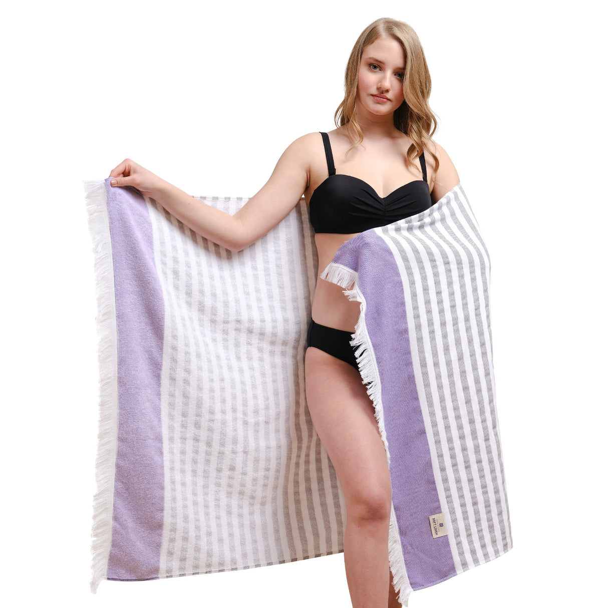 Mediterranean 100% Cotton Turkish Peshtemals, 35" x 60",  Modern & Traditional Turkish Towels - 44 Set Case Pack From American Soft Linen