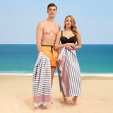 Mediterranean 100% Cotton Turkish Peshtemals, 35" x 60",  Modern & Traditional Turkish Towels - 44 Set Case Pack From American Soft Linen