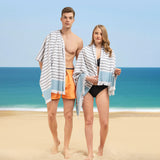 Mediterranean 100% Cotton Turkish Peshtemals, 35" x 60",  Modern & Traditional Turkish Towels - 44 Set Case Pack From American Soft Linen