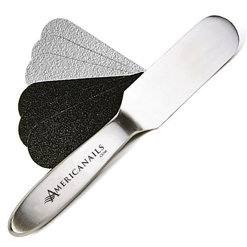 AmericaNails - EasyPeel Stainless Steel Pedicure File Kit from Queen Nails & Beauty Supplies