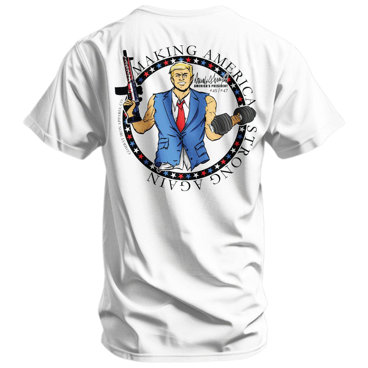 Make America Strong Again Men's T-Shirt from Combat Iron Apparel